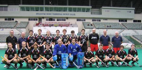 Das U21-Team im nationalen Bukit Jalil Stadium in Kuala Lumpur.